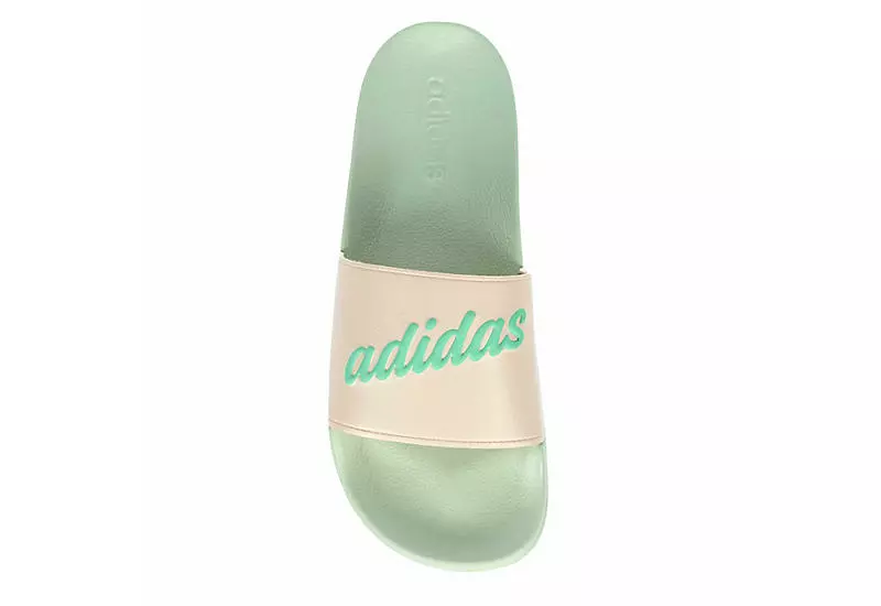 Adidas Womens Adilette Shower Slide Sandal - Pale Pink 8 Adidas Womens Adilette Shower Slide Sandal - Pale Pink - Image 6
