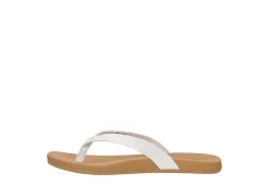 Reef Womens Stella Court Flip Flop Sandal - White -Shoes Shop US 01 203340 03