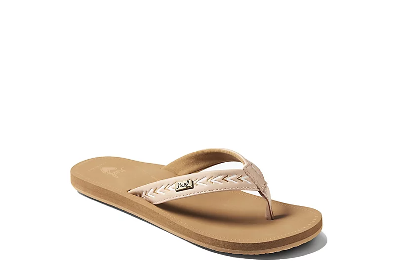 Reef Womens Beachbreak Flip Flop Sandal - Sand 3 Reef Womens Beachbreak Flip Flop Sandal - Sand