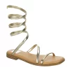 Dv By Dolce Vita Womens Maralin Flat Sandal - Gold -Shoes Shop US 01 203350 00