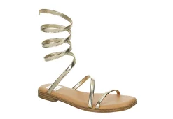Dv By Dolce Vita Womens Maralin Flat Sandal - Gold