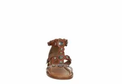 Michael By Michael Shannon Womens Kelsey Gladiator Sandal - Cognac -Shoes Shop US 01 203359 02