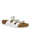 Birkenstock Womens Florida Soft Footbed Sandal - White -Shoes Shop US 01 203373 00