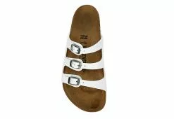 Birkenstock Womens Florida Soft Footbed Sandal - White -Shoes Shop US 01 203373 05