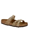 Birkenstock Womens France Footbed Sandal - Brown -Shoes Shop US 01 203375 00