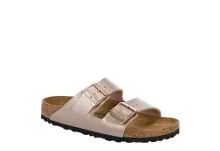 Birkenstock Womens Arizona Footbed Sandal - Rose Gold