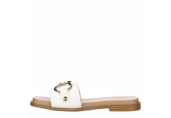 Michael By Michael Shannon Womens Jade Slide Sandal - White -Shoes Shop US 01 203385 03