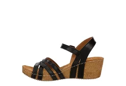 Bjorndal Womens Lily Wedge Sandal - Black 12 Bjorndal Womens Lily Wedge Sandal - Black -Shoes Shop US 01 203399 03