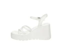 Madden Girl Womens Vaultt Wedge Sandal - White -Shoes Shop US 01 203410 03