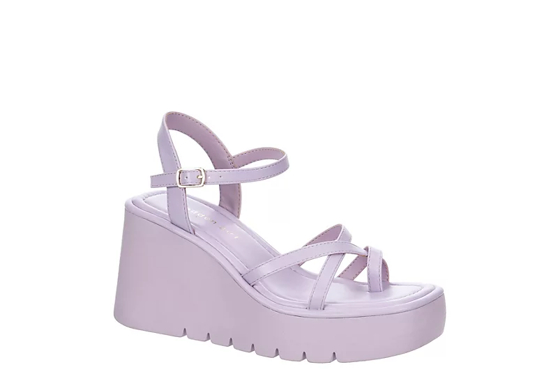 Madden Girl Womens Vaultt Wedge Sandal - Purple 3 Madden Girl Womens Vaultt Wedge Sandal - Purple