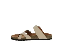 White Mountain Womens Gracie Footbed Sandal - Tan -Shoes Shop US 01 203417 03