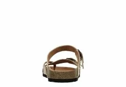 White Mountain Womens Gracie Footbed Sandal - Tan -Shoes Shop US 01 203417 04