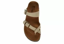 White Mountain Womens Gracie Footbed Sandal - Tan -Shoes Shop US 01 203417 05