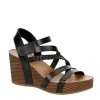 Xappeal Womens Maggy Wedge Sandal - Black -Shoes Shop US 01 203423 00