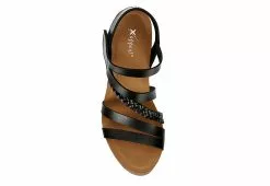 Xappeal Womens Maggy Wedge Sandal - Black 14 Xappeal Womens Maggy Wedge Sandal - Black -Shoes Shop US 01 203423 05