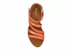 Xappeal Womens Maggy Wedge Sandal - Coral -Shoes Shop US 01 203424 05