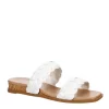 Michael By Michael Shannon Womens Patrice Wedge Sandal - White -Shoes Shop US 01 203429 00