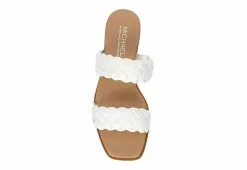 Michael By Michael Shannon Womens Patrice Wedge Sandal - White -Shoes Shop US 01 203429 05