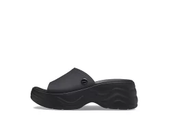 Crocs Womens Skyline Slide Sandal - Black -Shoes Shop US 01 203448 02