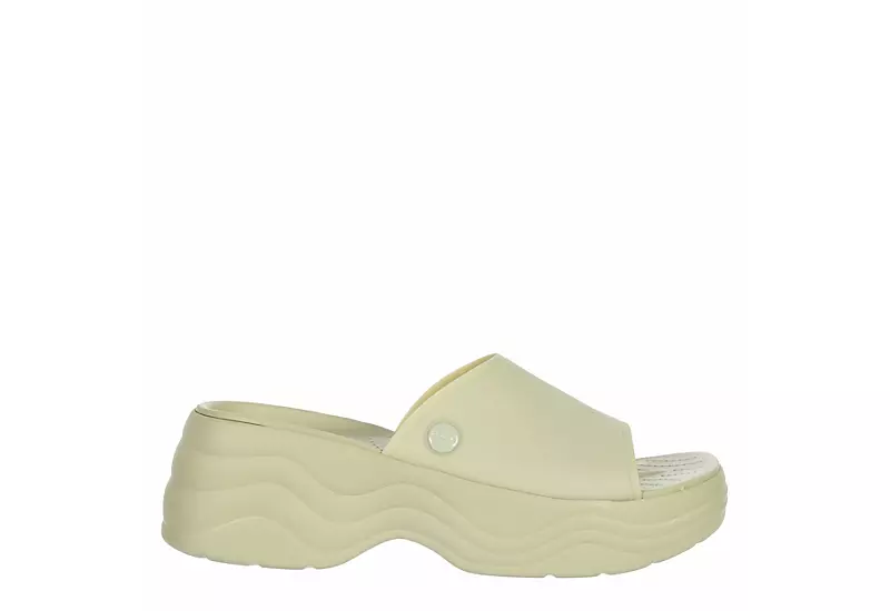Crocs Womens Skyline Slide Sandal - Bone 4 Crocs Womens Skyline Slide Sandal - Bone - Image 2