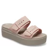 Crocs Womens Brooklyn Buckle Low Wedge Sandal - Blush 1 Crocs Womens Brooklyn Buckle Low Wedge Sandal - Blush -Shoes Shop US 01 203453 00