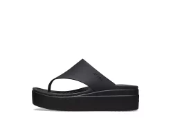 Crocs Womens Brooklyn Flip Flop Sandal - Black -Shoes Shop US 01 203455 02