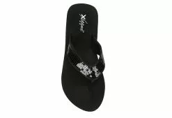 Xappeal Womens Samantha Flip Flop Sandal - Black -Shoes Shop US 01 203460 05