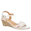 Lauren Blakwell Womens Etta Sandal - Ivory -Shoes Shop US 01 203500 00