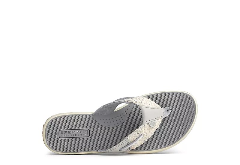Sperry Womens Parotfish Flip Flop Sandal - Grey 7 Sperry Womens Parotfish Flip Flop Sandal - Grey - Image 5