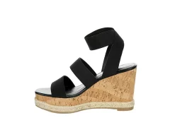 Madden Girl Womens Marandaa Wedge Sandal - Black -Shoes Shop US 01 203537 03
