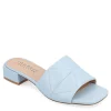 Journee Collection Womens Elidia Slip On Sandal - Blue -Shoes Shop US 01 203583 00