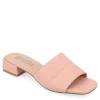 Journee Collection Womens Elidia Slip On Sandal - Blush -Shoes Shop US 01 203586 00