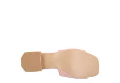 Journee Collection Womens Elidia Slip On Sandal - Blush -Shoes Shop US 01 203586 06