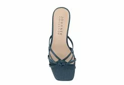 Journee Collection Womens Blayke Wedge Slip On Sandal - Blue 14 Journee Collection Womens Blayke Wedge Slip On Sandal - Blue -Shoes Shop US 01 203692 05