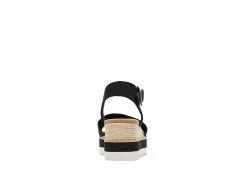 Toms Womens Diana Wedge Sandal - Black -Shoes Shop US 01 203716 02