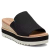 Toms Womens Diana Mule Sandal - Black 2 Toms Womens Diana Mule Sandal - Black -Shoes Shop US 01 203719 00