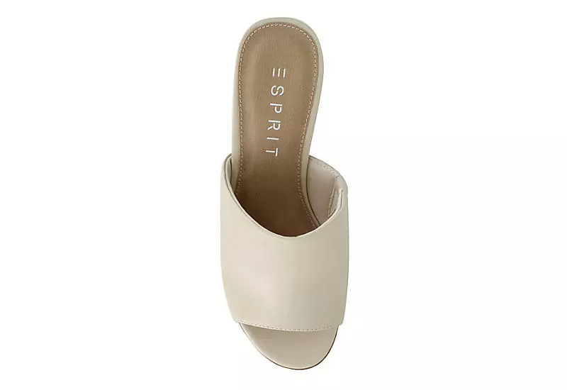 Esprit Womens Tayce Slide Sandal - Ivory 7 Esprit Womens Tayce Slide Sandal - Ivory - Image 5