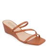 Journee Collection Womens Takarah Low Wedge Sandal - Brown -Shoes Shop US 01 203885 00