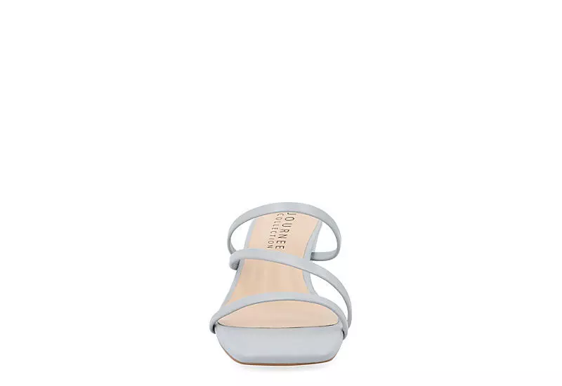 Journee Collection Womens Takarah Wedge Slip On Sandal - Blue 5 Journee Collection Womens Takarah Wedge Slip On Sandal - Blue - Image 3