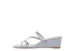 Journee Collection Womens Takarah Wedge Slip On Sandal - Blue 12 Journee Collection Womens Takarah Wedge Slip On Sandal - Blue -Shoes Shop US 01 203886 03