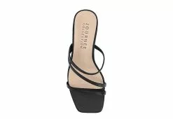 Journee Collection Womens Takarah Wedge Slip On Sandal - Black -Shoes Shop US 01 203888 05