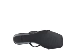 Journee Collection Womens Takarah Wedge Slip On Sandal - Black -Shoes Shop US 01 203888 06