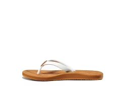 Reef Womens Zen Love Ii Flip Flop Sandal - White -Shoes Shop US 01 203906 02