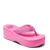 Reef Womens Sandy Hi Flip Flop Sandal - Pink -Shoes Shop US 01 203907 00