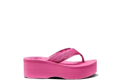 Reef Womens Sandy Hi Flip Flop Sandal - Pink -Shoes Shop US 01 203907 01