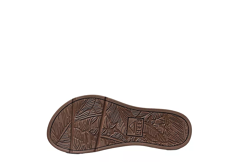 Reef Womens Santa Ana Flip Flop Sandal - Coral 6 Reef Womens Santa Ana Flip Flop Sandal - Coral - Image 4