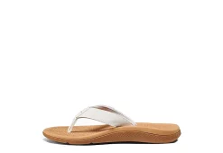 Reef Womens Santa Ana Flip Flop Sandal - White -Shoes Shop US 01 203912 02