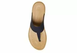 Crocs Womens Tulum Flip Flop Sandal - Navy -Shoes Shop US 01 203913 04