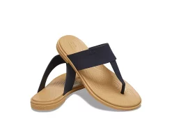 Crocs Womens Tulum Flip Flop Sandal - Navy -Shoes Shop US 01 203913 06