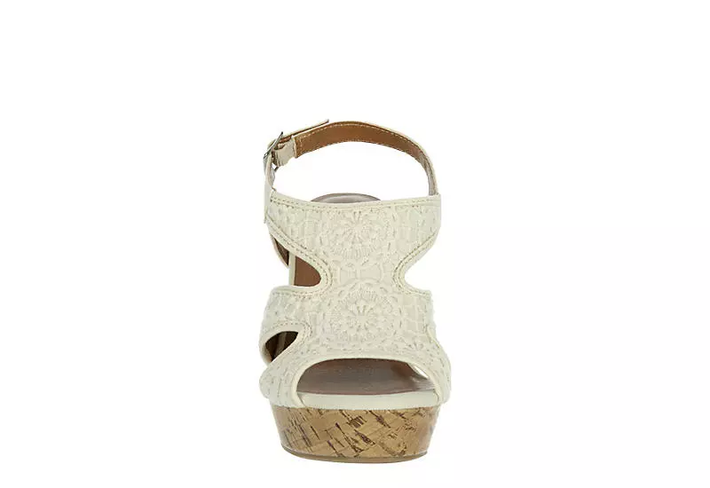 Jellypop Womens Lisbon Wedge Sandal - Natural 5 Jellypop Womens Lisbon Wedge Sandal - Natural - Image 3